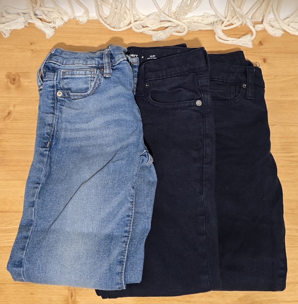 Boys Blue and Black Jeans -3 Pairs